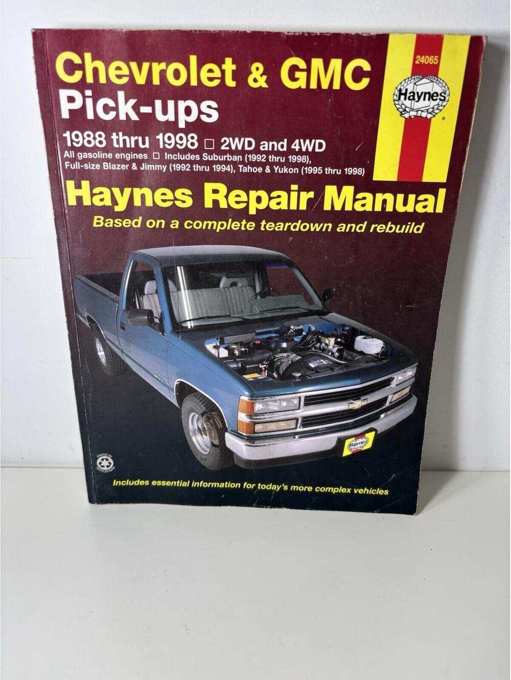 Chevy S-10 GMC S-15 Truck 1982-1993 Haynes repair manual 24070